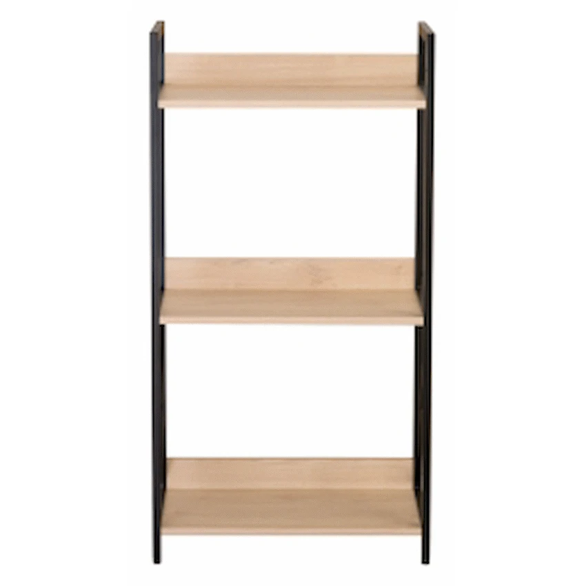 Everfurn Scandanavian Bookcase Medium with Steel Frame - Image 2