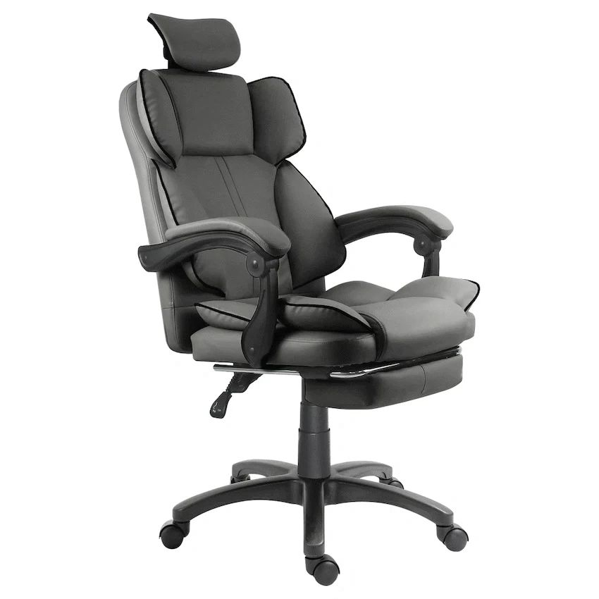 Everfurn Emperor High Back Chair - Grey