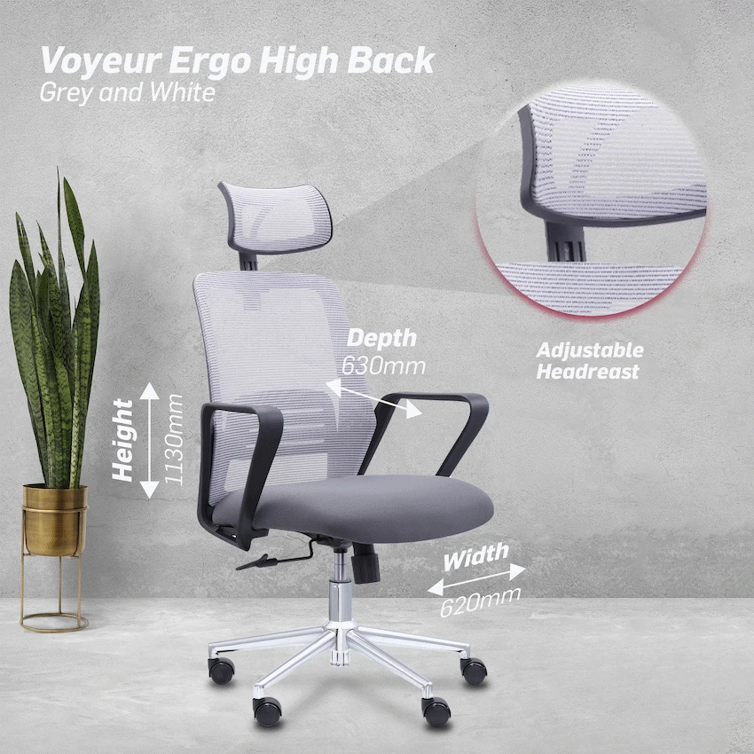 Everfurn Voyeur Ergo High Back - Image 4
