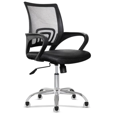 Everfurn Swift Mid Back Chair - Black