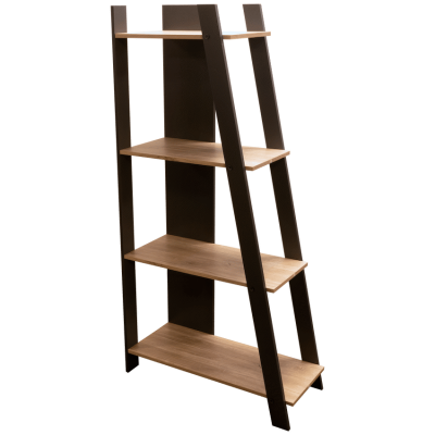 Symphony 4 Tier Large Bookshelf with Powder Coated Steel Frame