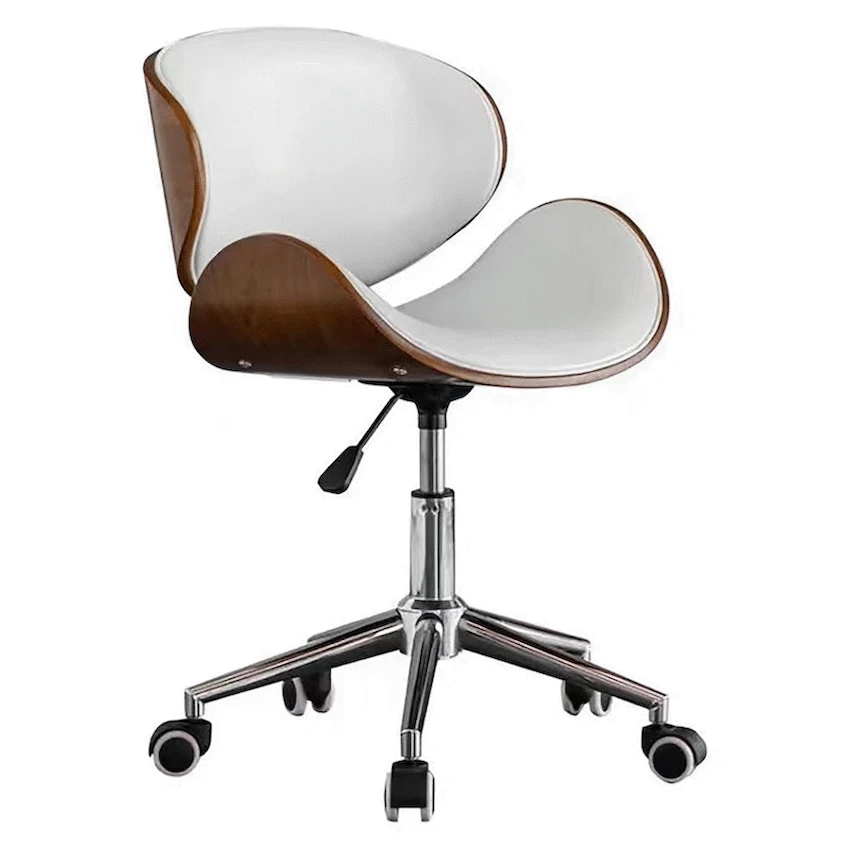 Amos Mid Back Office Chair - White - Image 5