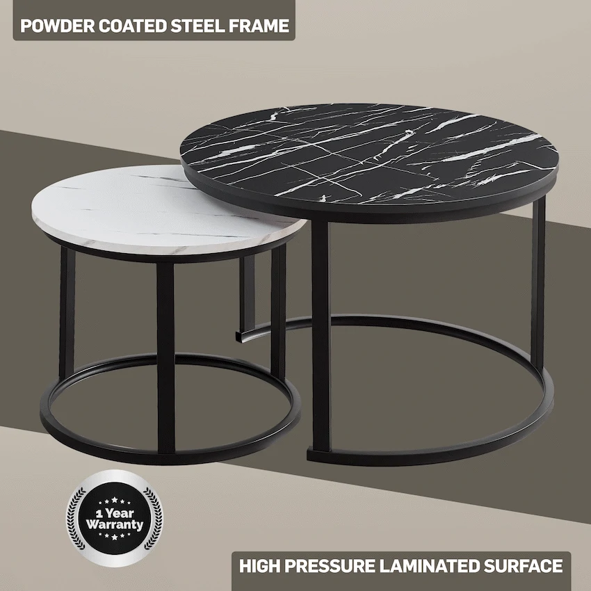 Indus Nesting Coffee Table Ying Yang - Image 5