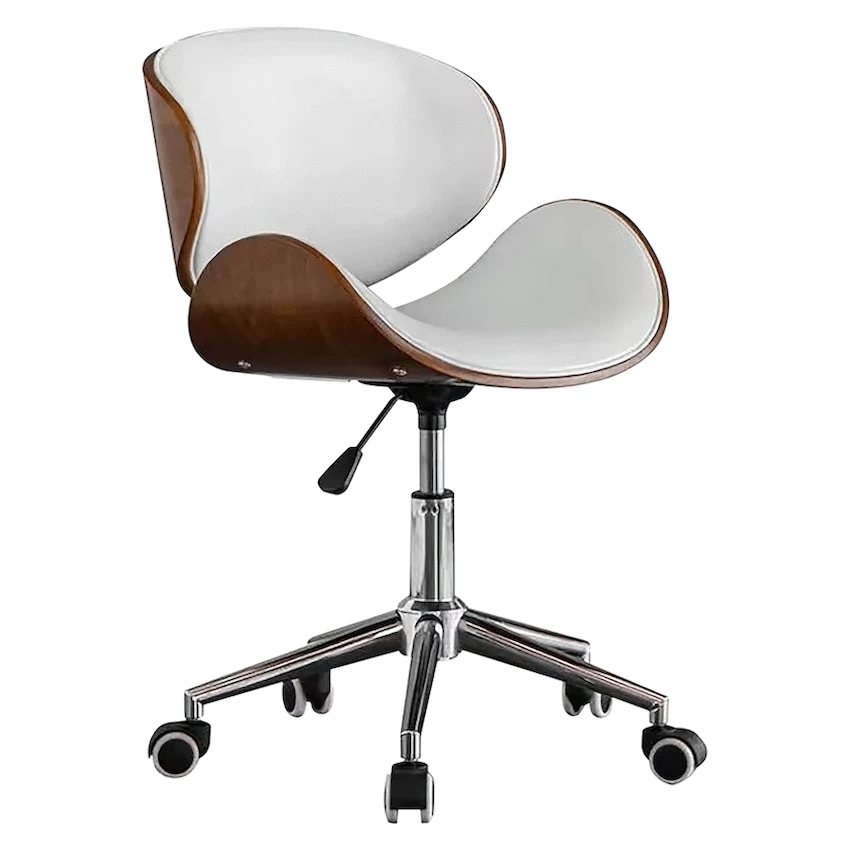 Amos Mid Back Office Chair - White - Image 6