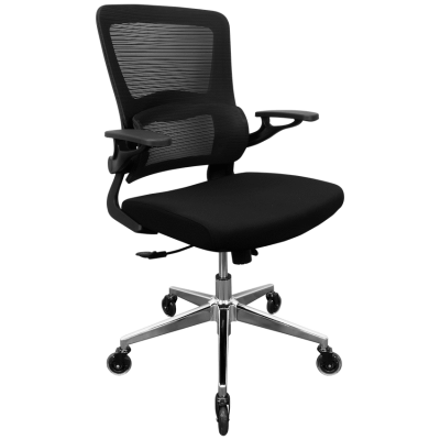 Atlas Premium Mid Back Office Chair- Black