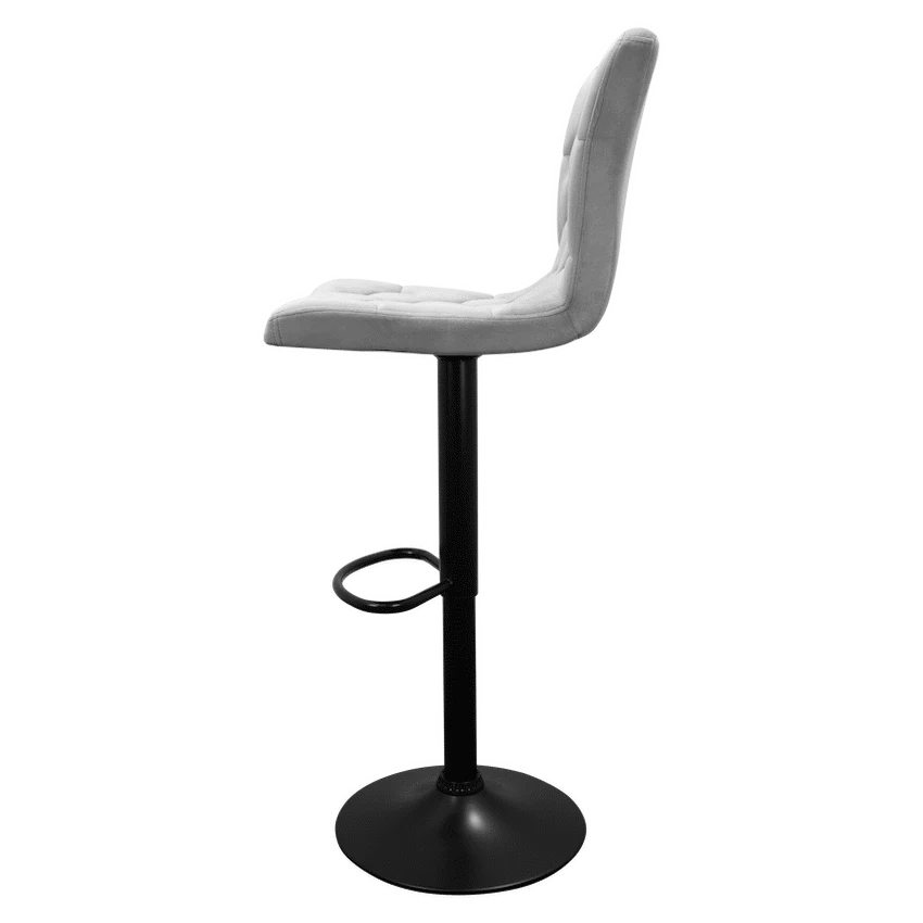 Bayer Large Barstool Grey with black base - Single - Image 7