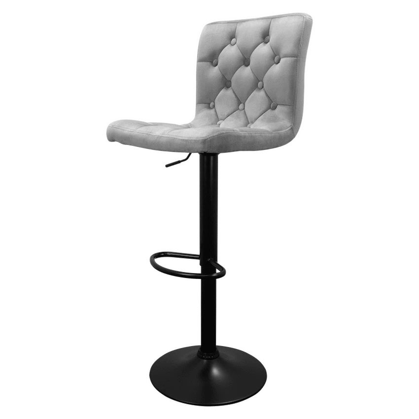 Bayer Large Barstool Grey with black base - Single - Image 8