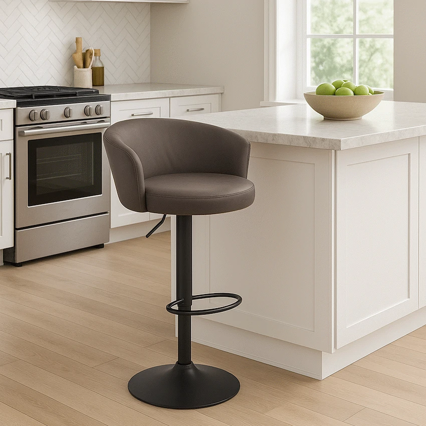 Everfurn Titan Barstool - Brown - Image 10