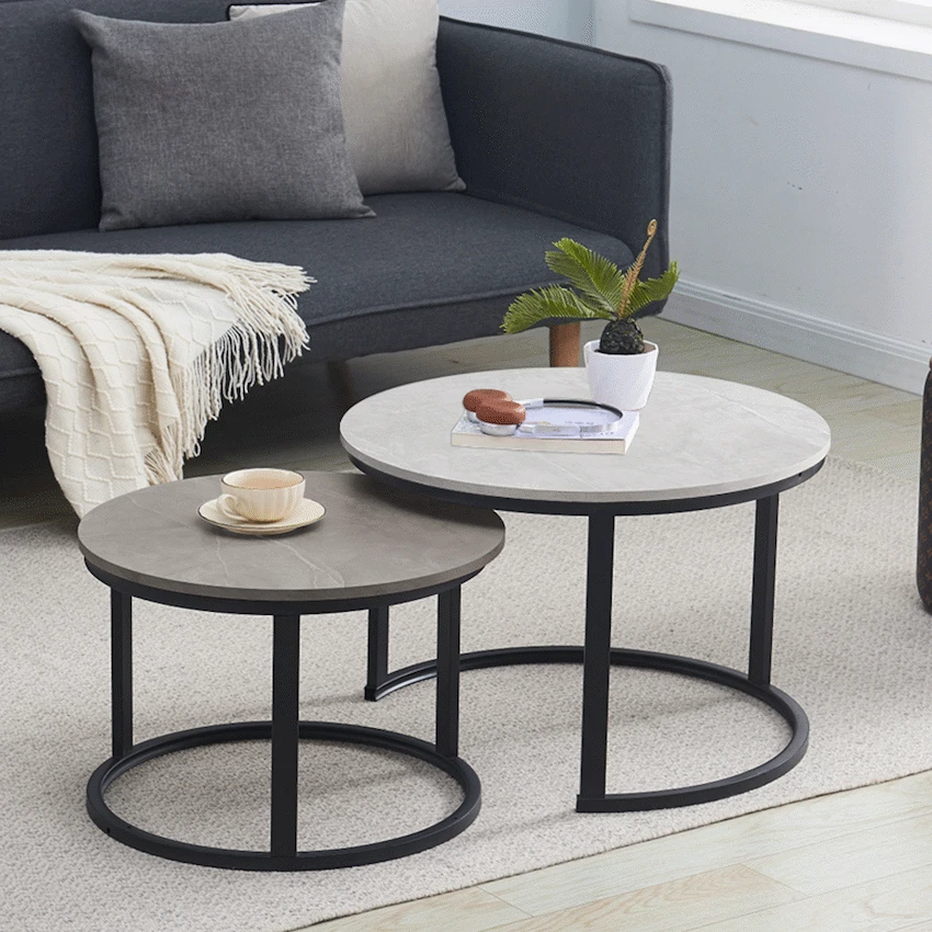 Indus Nesting Coffee Table Greyish - Image 6