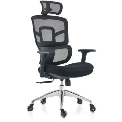 Rigel Premium Ergo High Back Office Chair  - Black