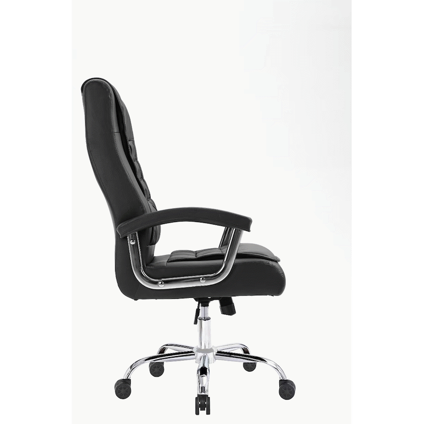 Everfurn Louis High Back Office Chair - Black - Image 2