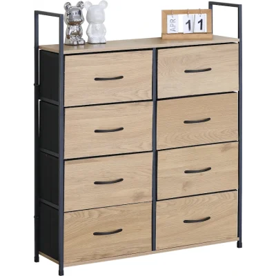 Everfurn Zira Wardrobe Large - Oak