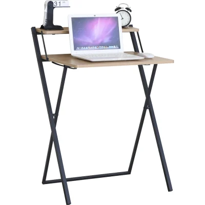 Everfurn Lira Folding Desk - Oak