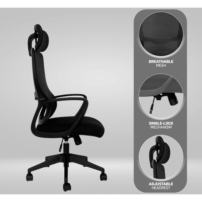 Everfurn Craft High Back Office Chair - Image 4