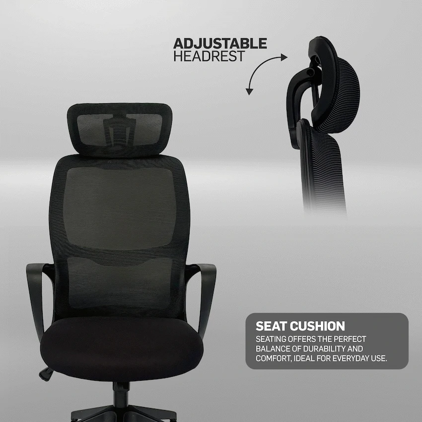 Everfurn Craft High Back Office Chair - Image 7