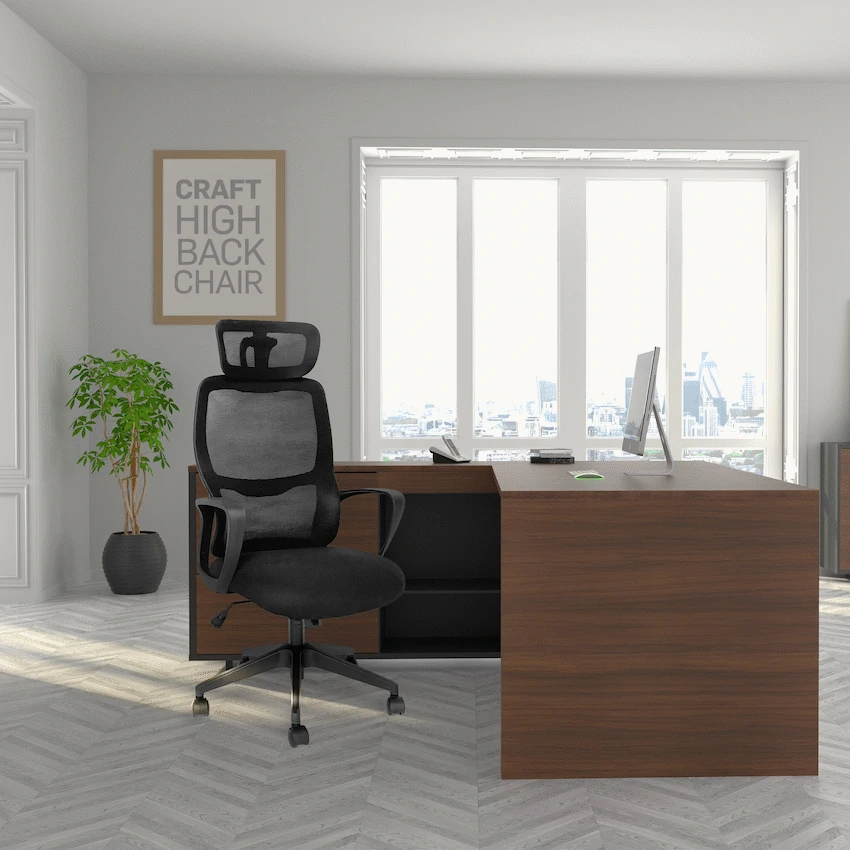 Everfurn Craft High Back Office Chair - Image 3